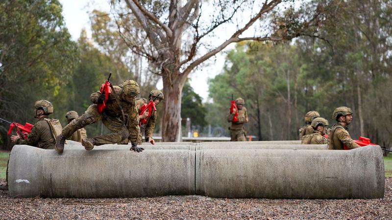IETs completing the Obstacle Course as part of Hardcorp