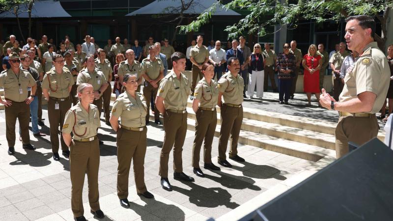 The recipients of this year’s Jonathan Church Good Soldiering Award.