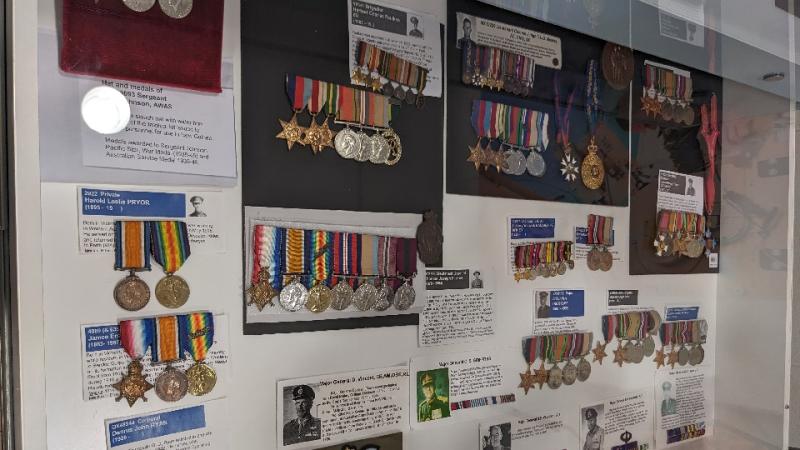 Medal display